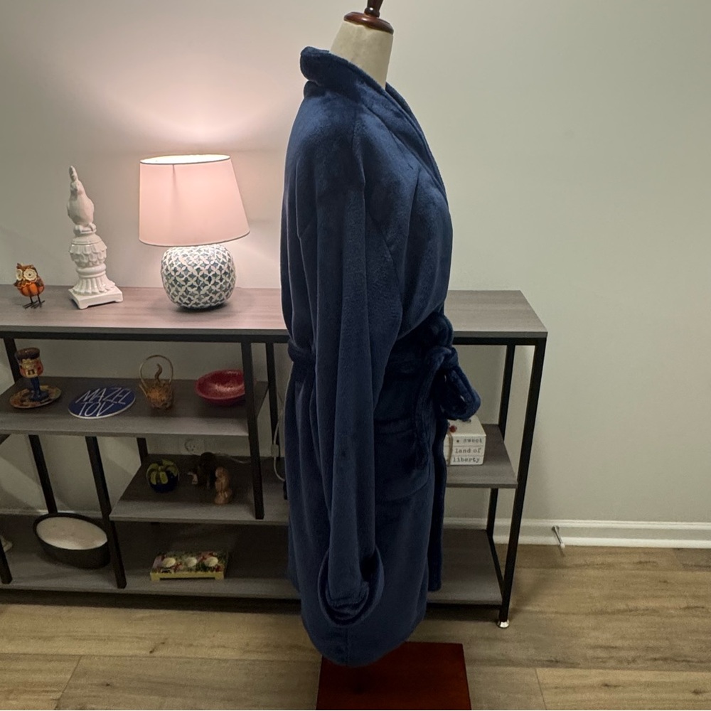 Dallas Cowboys Official Plush Robe – Navy – L/XL - Picture 6 of 12